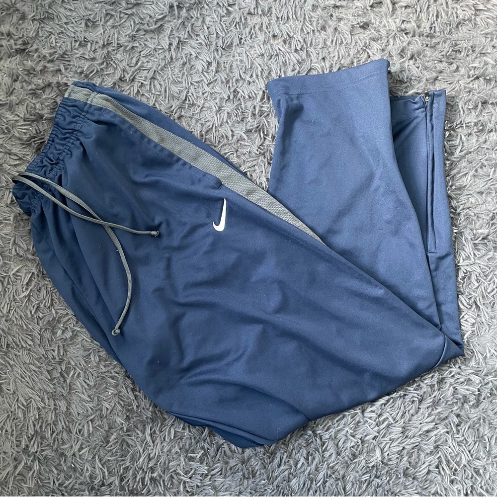 Men Size 2XL Nike Trackpants Joggers Navy Blue Gray